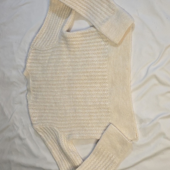 Mango Textured Cream Sweater - Picture 7 of 9